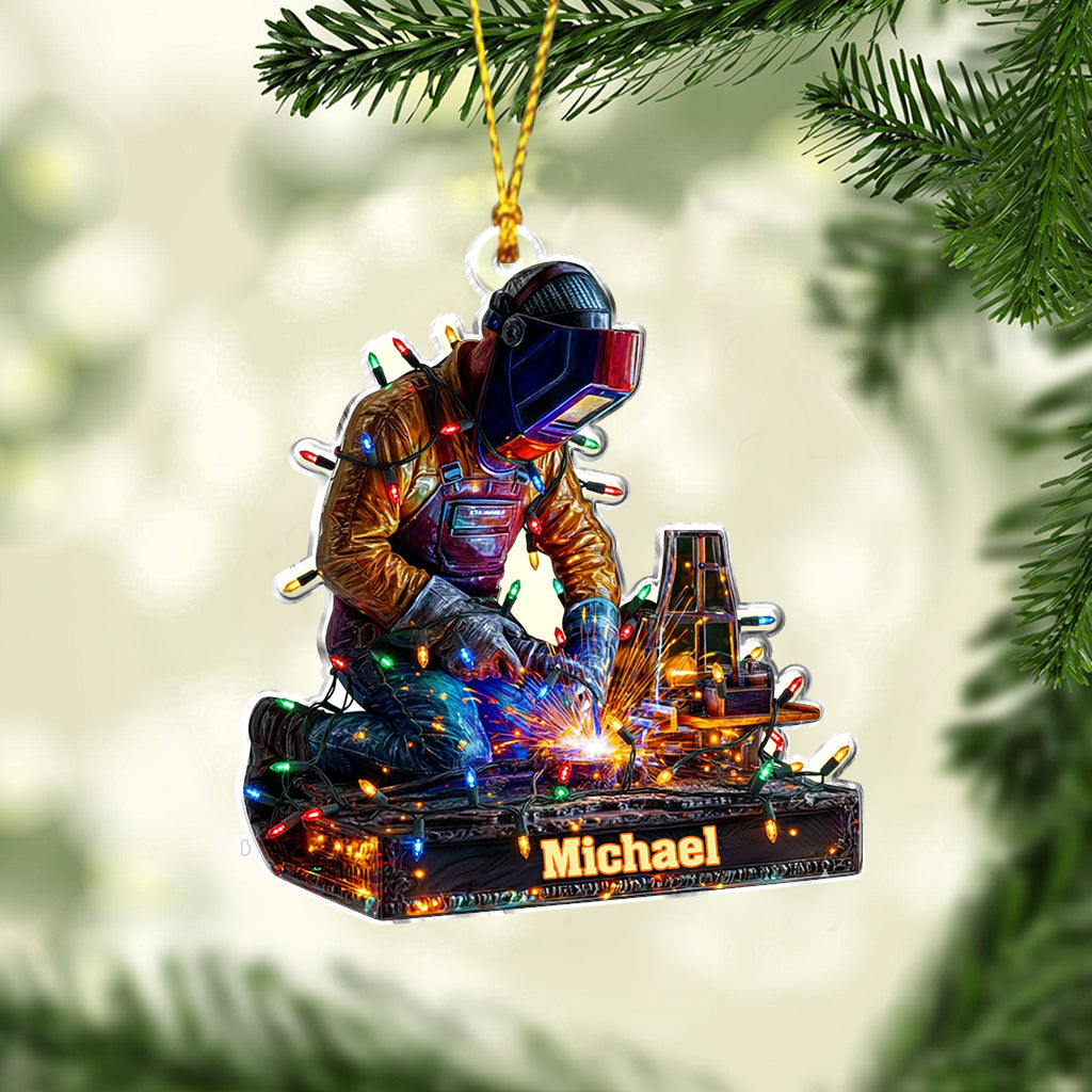 Proud Welder - Personalized Welder Ornament