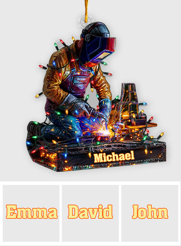 Proud Welder - Personalized Welder Ornament