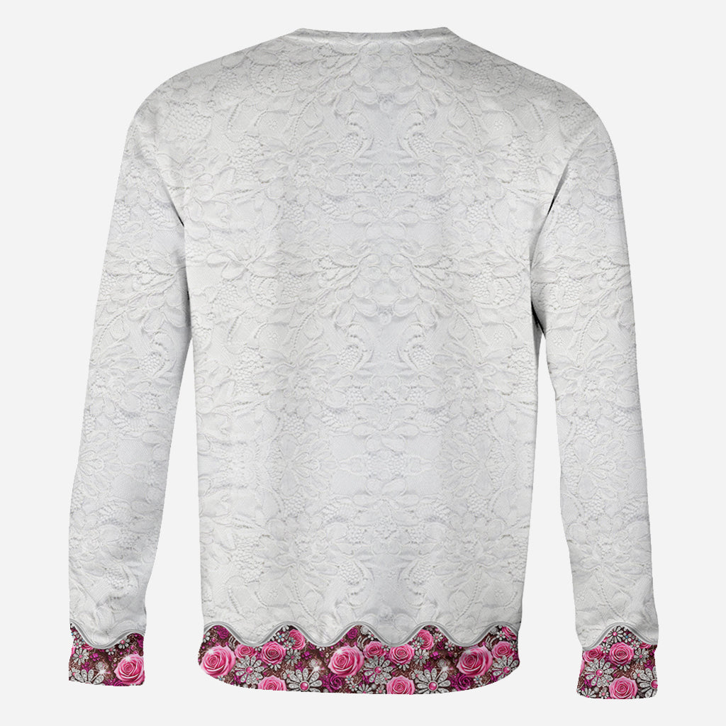 Arrêtez de me demander pourquoi je suis folle - T-shirt personnalisé Flamant rose