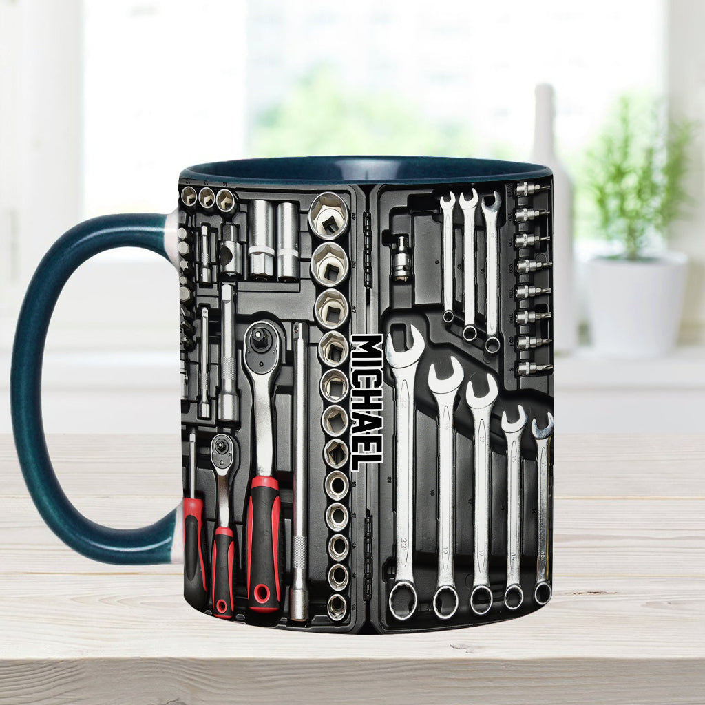 Tool Box - Personalized Father Accent Mug