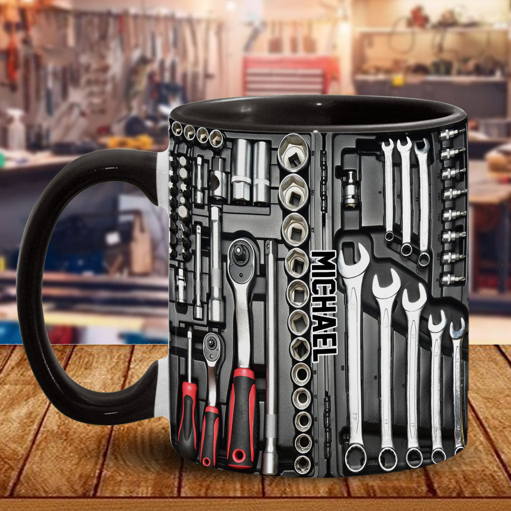 Tool Box - Personalized Father Accent Mug