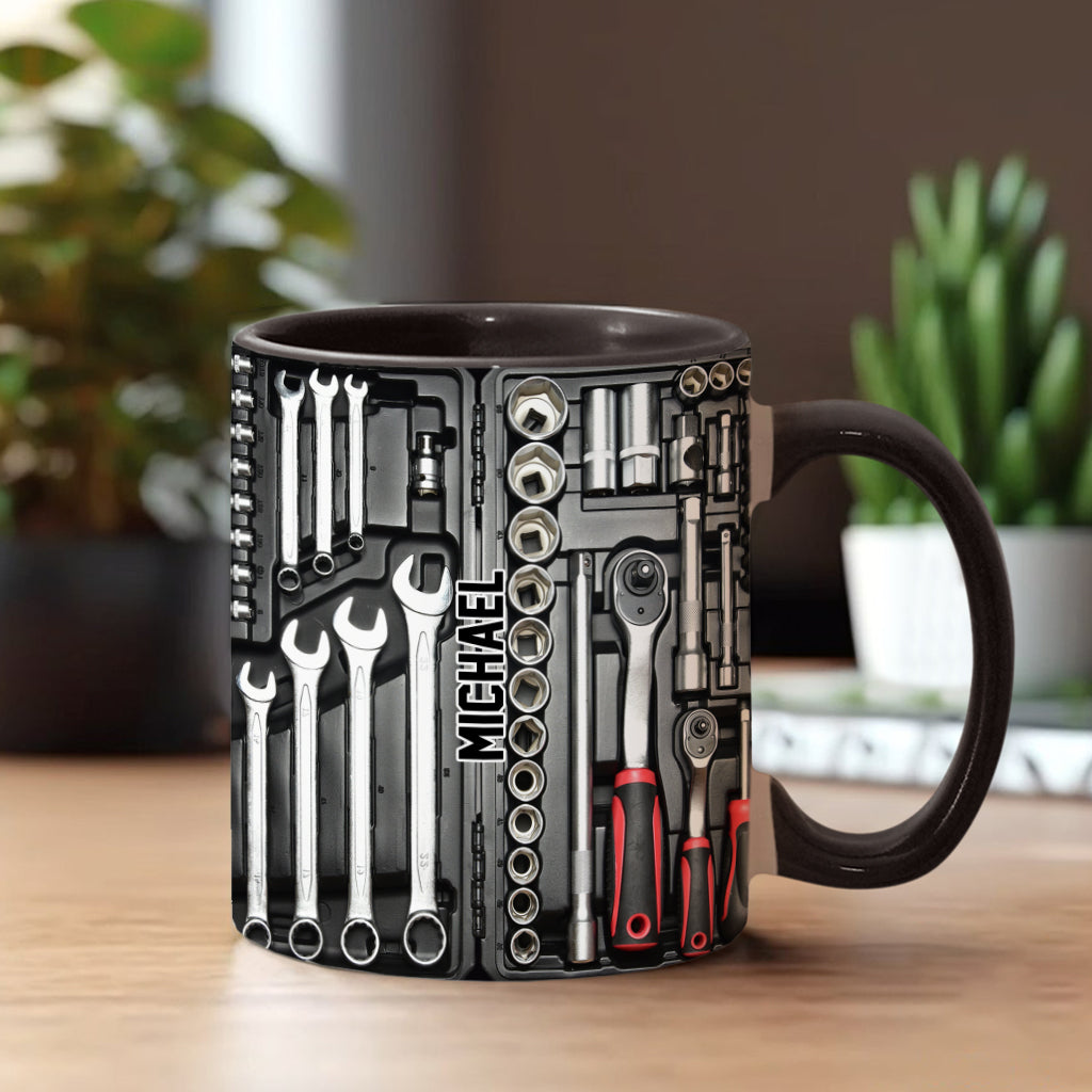 Tool Box - Personalized Father Accent Mug