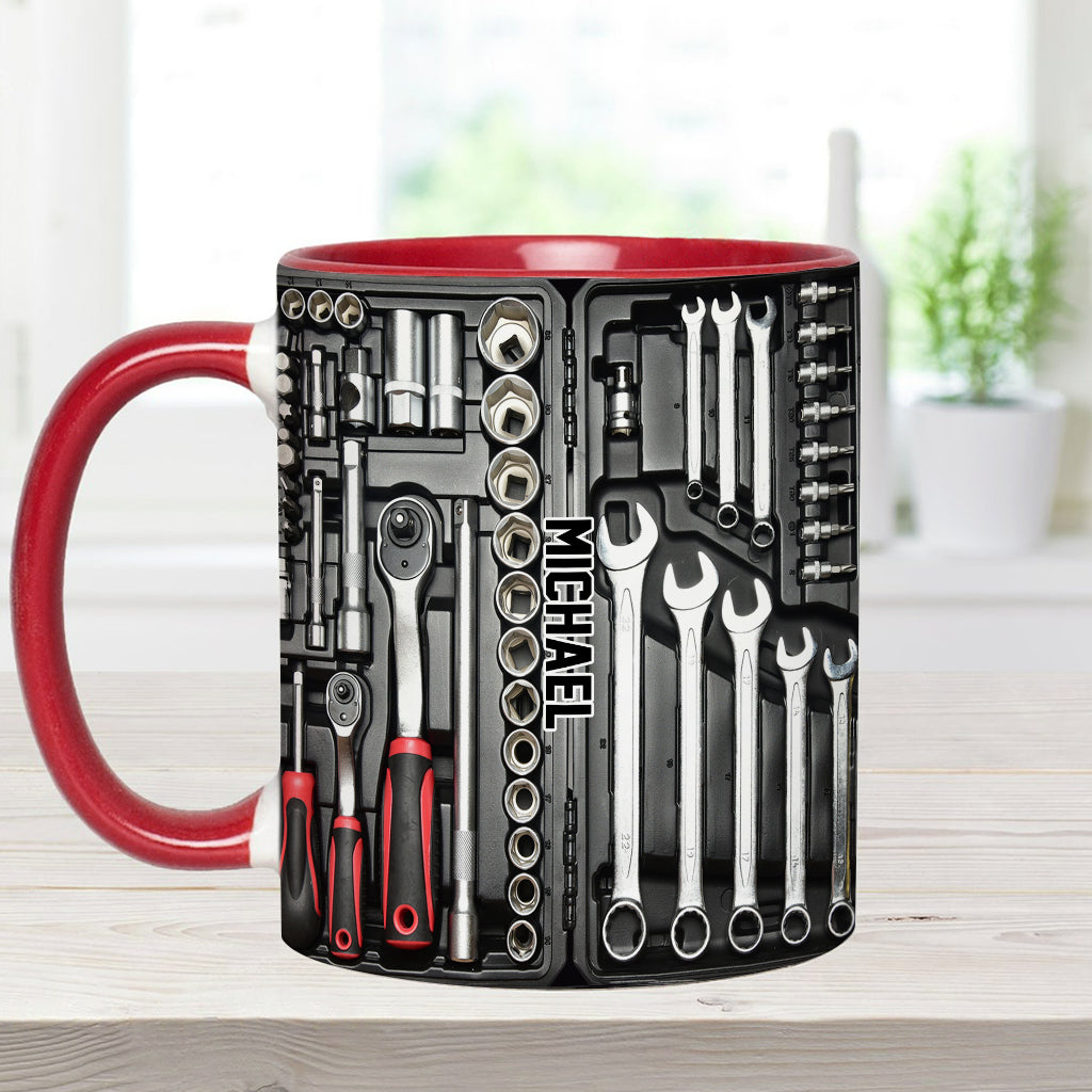 Tool Box - Personalized Father Accent Mug