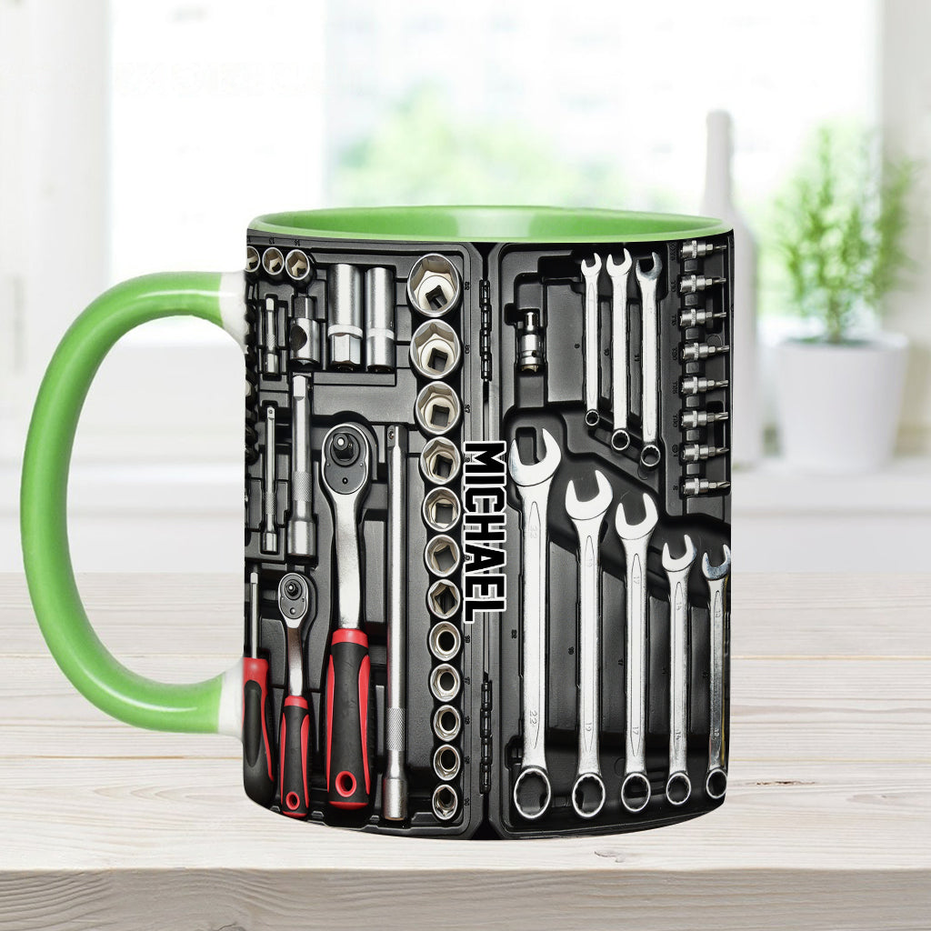 Tool Box - Personalized Father Accent Mug
