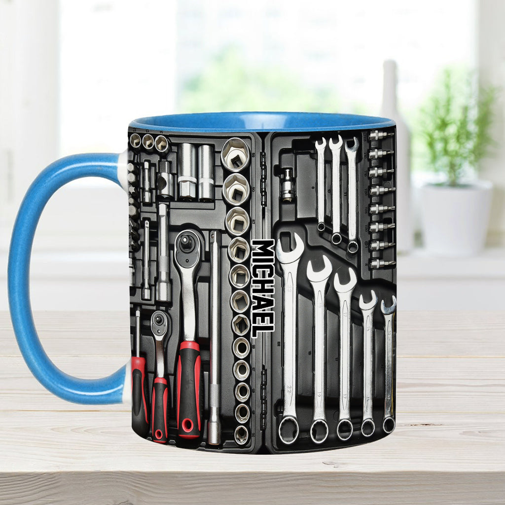 Tool Box - Personalized Father Accent Mug