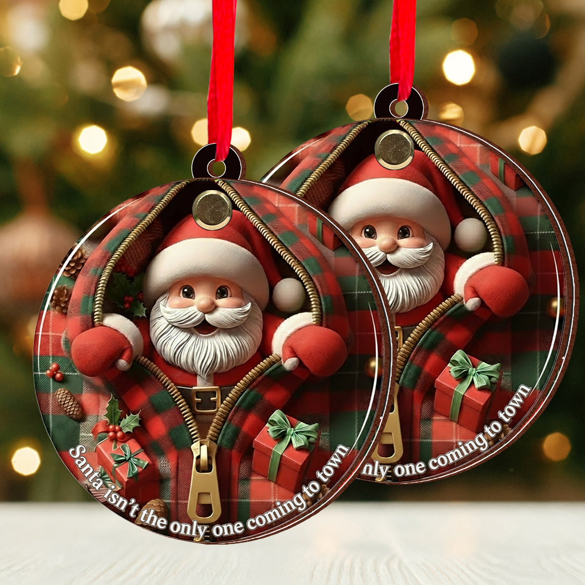 Cadeau de naissance pour annoncer une grossesse - Ornement de grossesse personnalisé à retourner