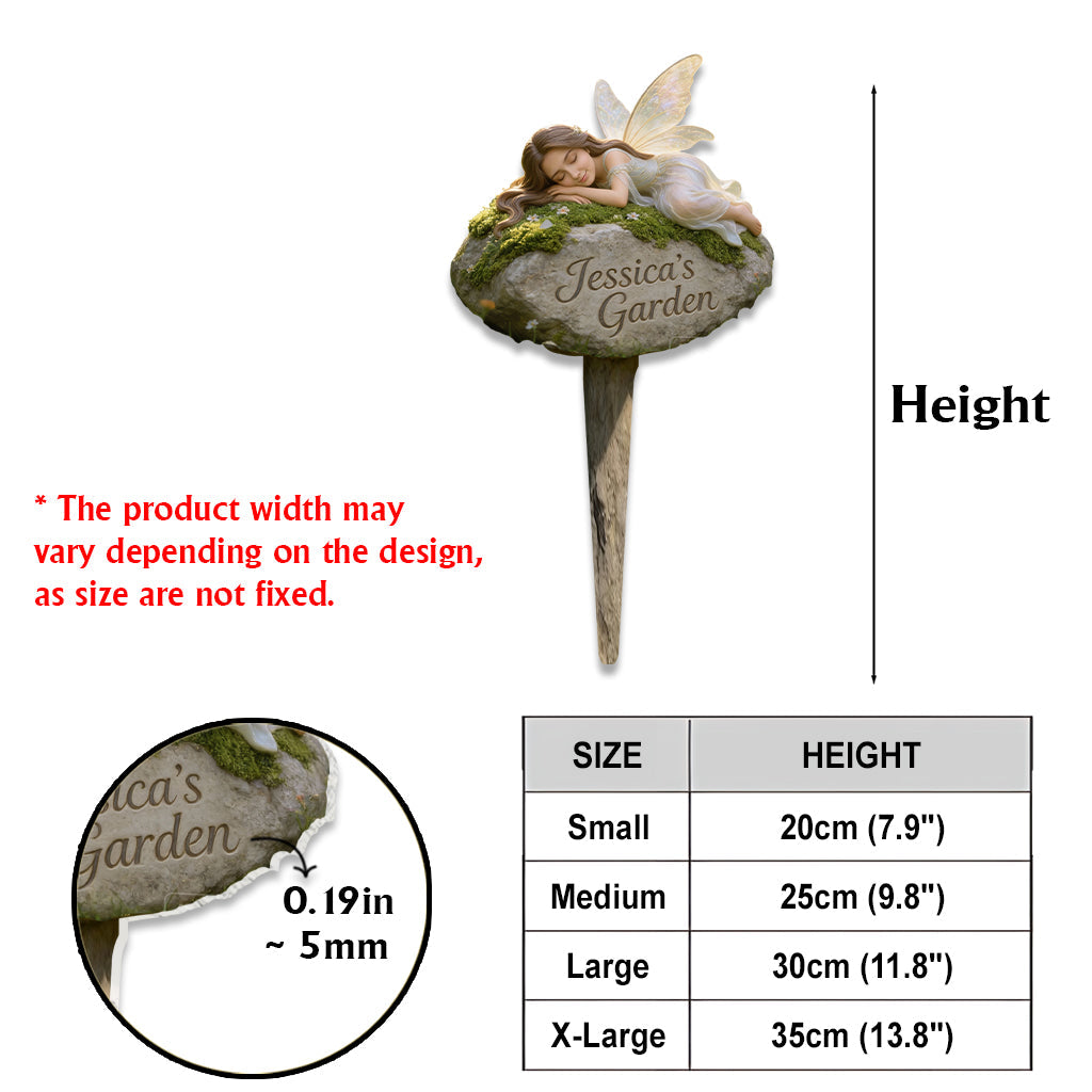 Custom Garden Fairy From Any Photo - Personalized Gardening Acrylic Garden Sign/ Acrylic Plaque Sign