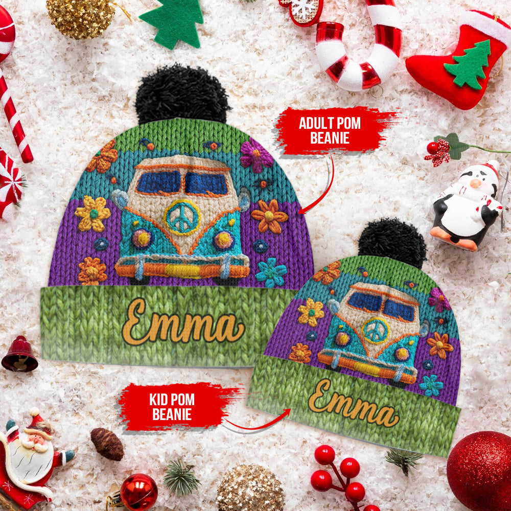 Hippie Souls - Personalized Hippie Beanie Hat