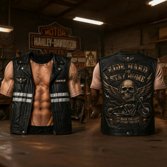 Cadeau Amusant Pour Motard - Chemise Personnalisée Tout Imprimée