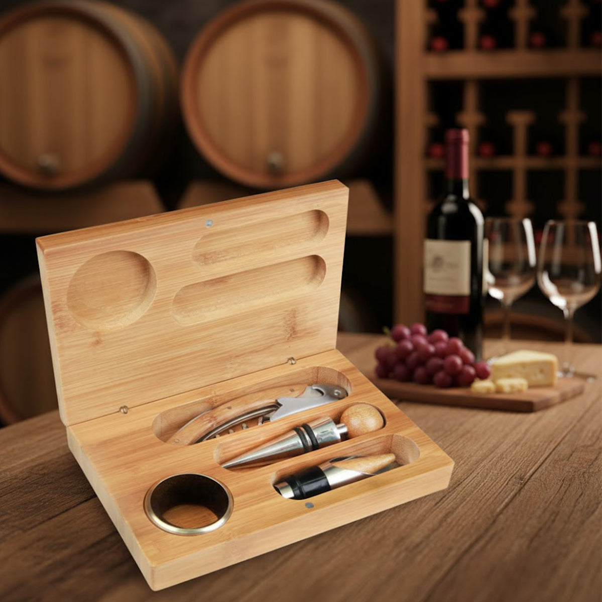 S'agacer mutuellement - Mascotte caricaturale et exagérée - Coffret ouvre-bouteille personnalisé