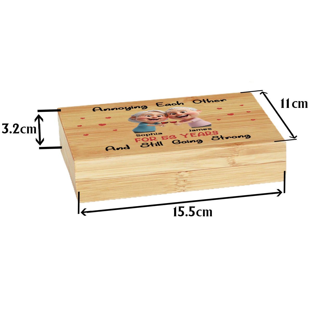 S'agacer mutuellement - Mascotte caricaturale et exagérée - Coffret ouvre-bouteille personnalisé