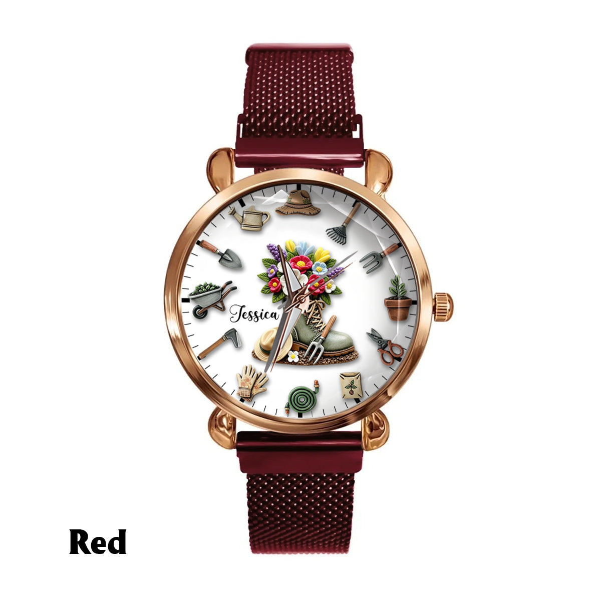 Gardening Time - Personalized Gardening Women Hand Watch
