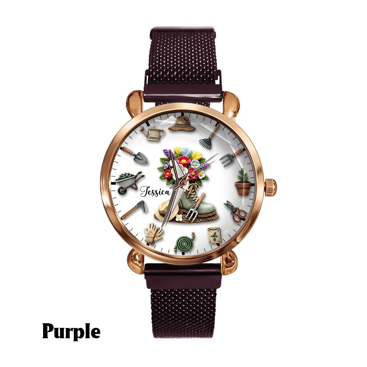 Gardening Time - Personalized Gardening Women Hand Watch