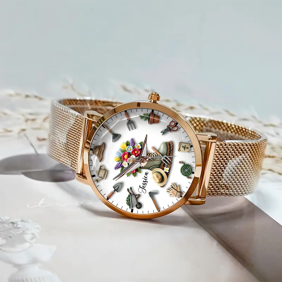 Gardening Time - Personalized Gardening Women Hand Watch