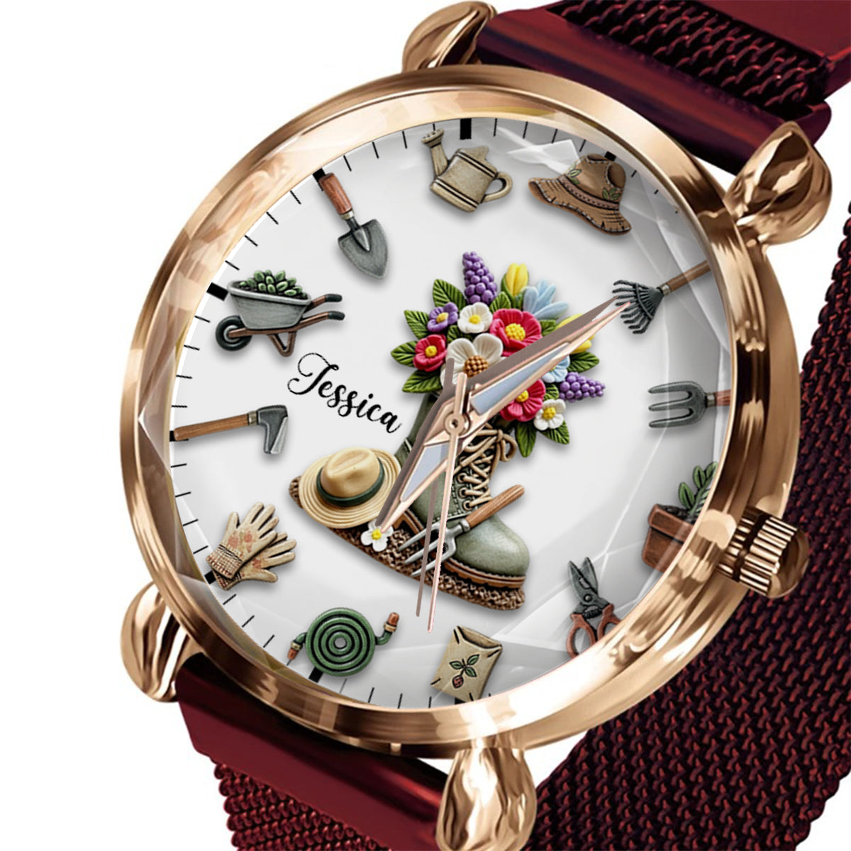 Gardening Time - Personalized Gardening Women Hand Watch