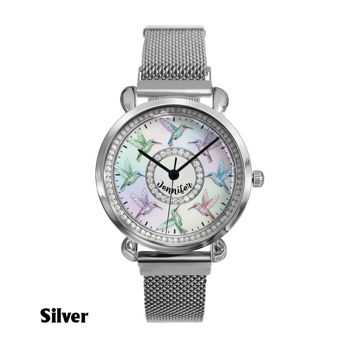 Beautiful Hummingbirds - Personalized Gardening Women Hand Watch