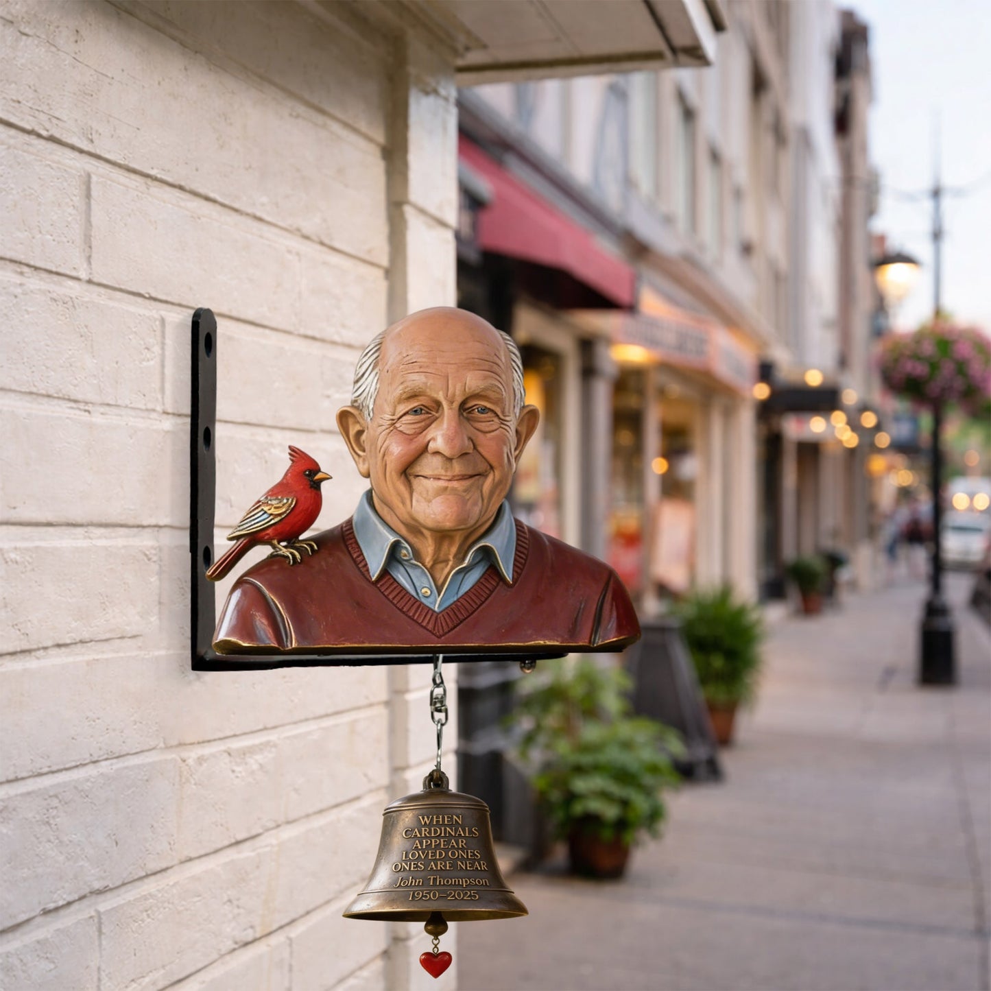 Loved Ones Are Near - Personalized Memorial Wooden Wall Mount Sign