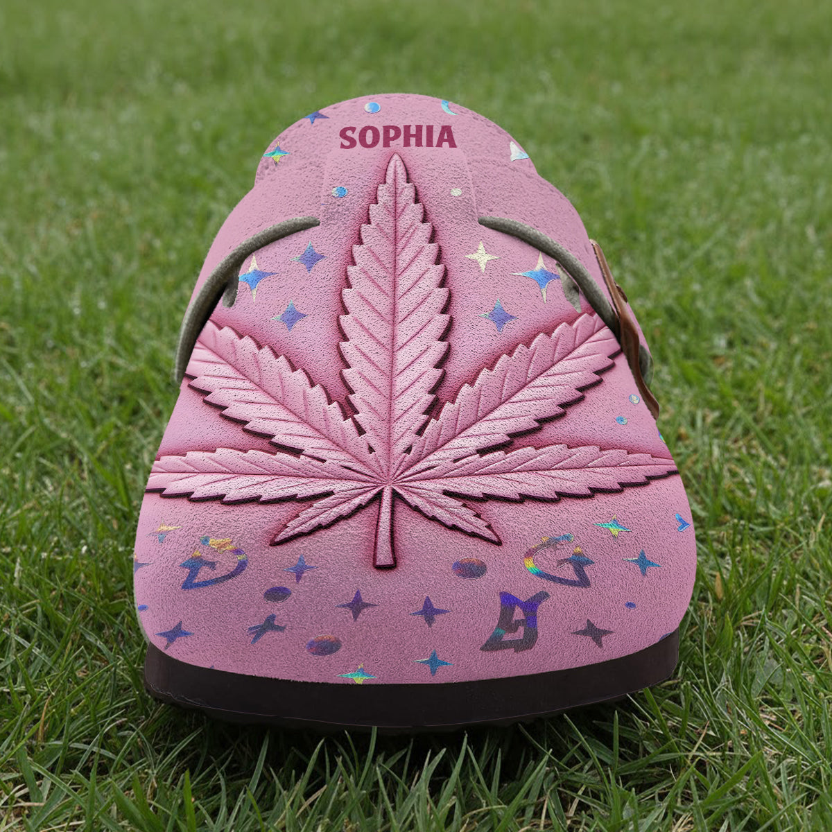 Stoner Chick - Personalized Weed Clogs With Arch Support