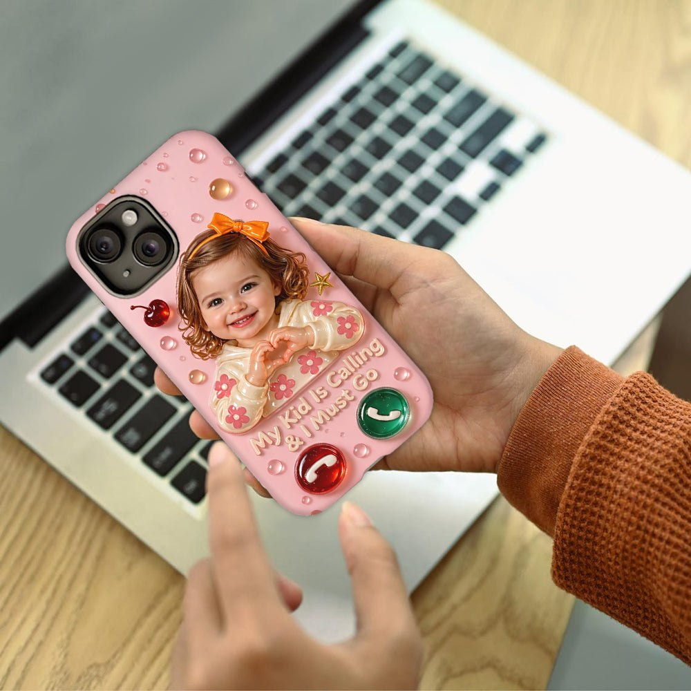 Mes enfants appellent et je dois y aller - Coque de téléphone personnalisée