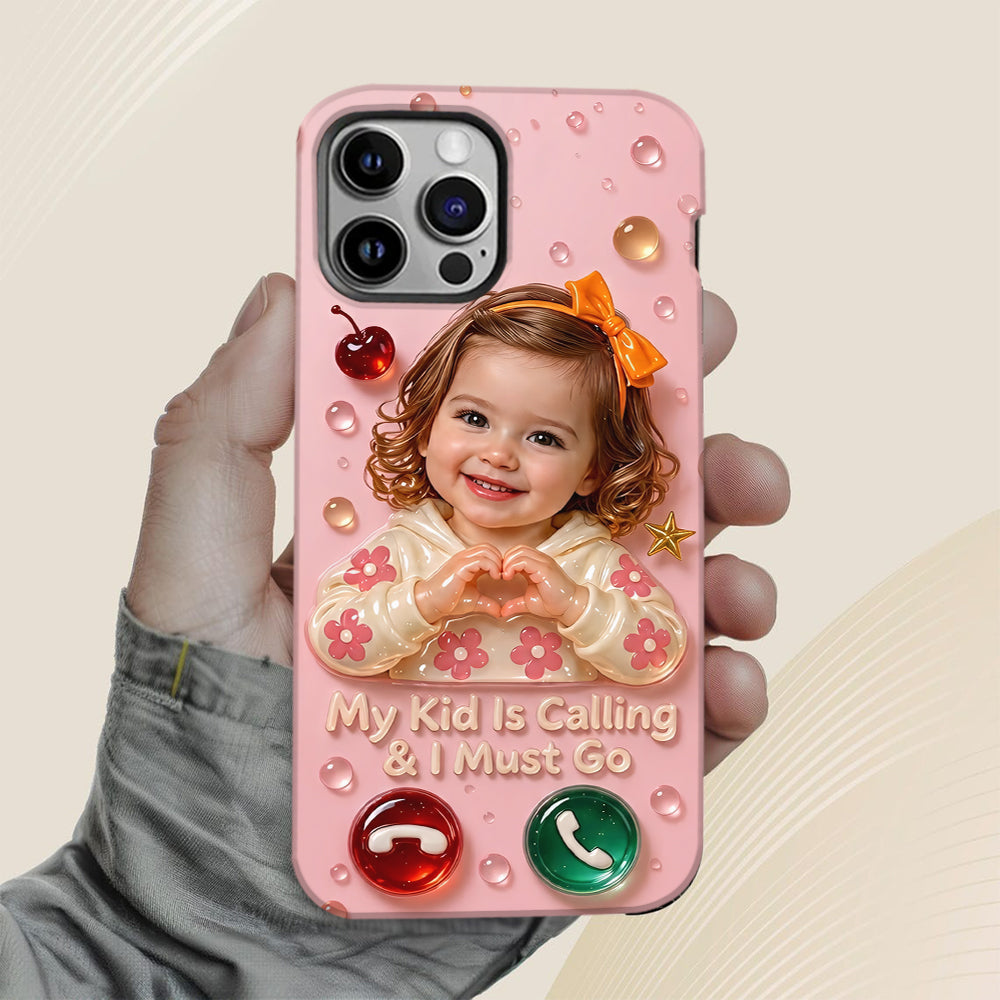 Mes enfants appellent et je dois y aller - Coque de téléphone personnalisée