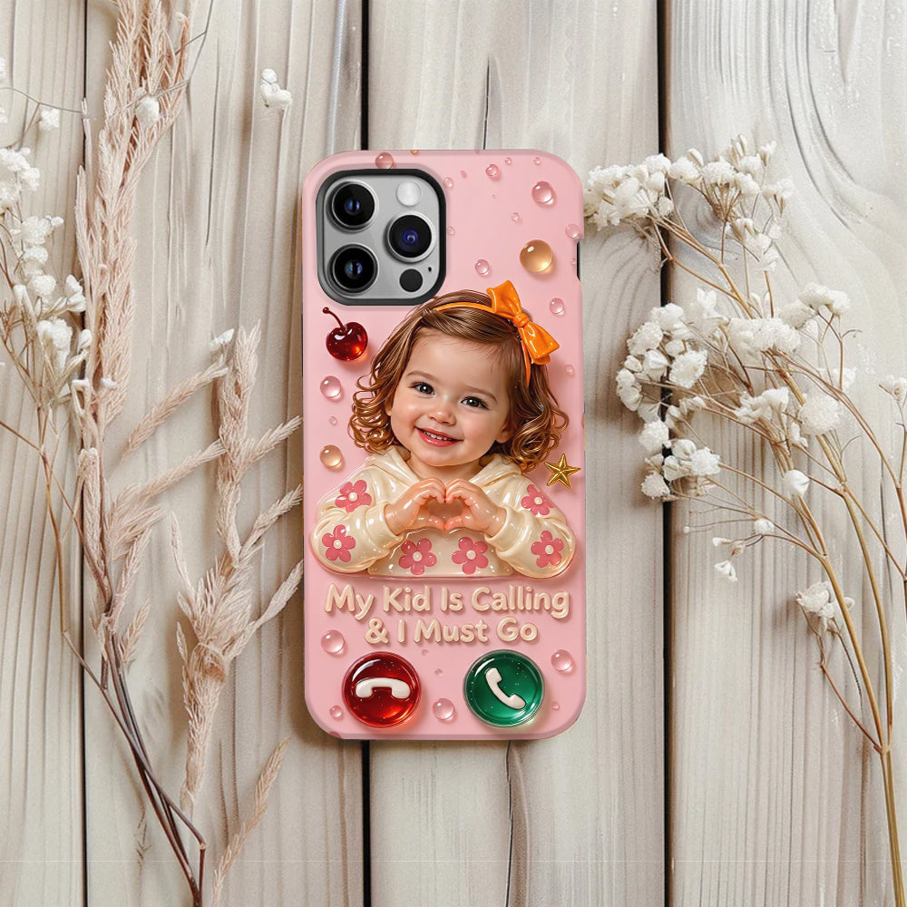 Mes enfants appellent et je dois y aller - Coque de téléphone personnalisée