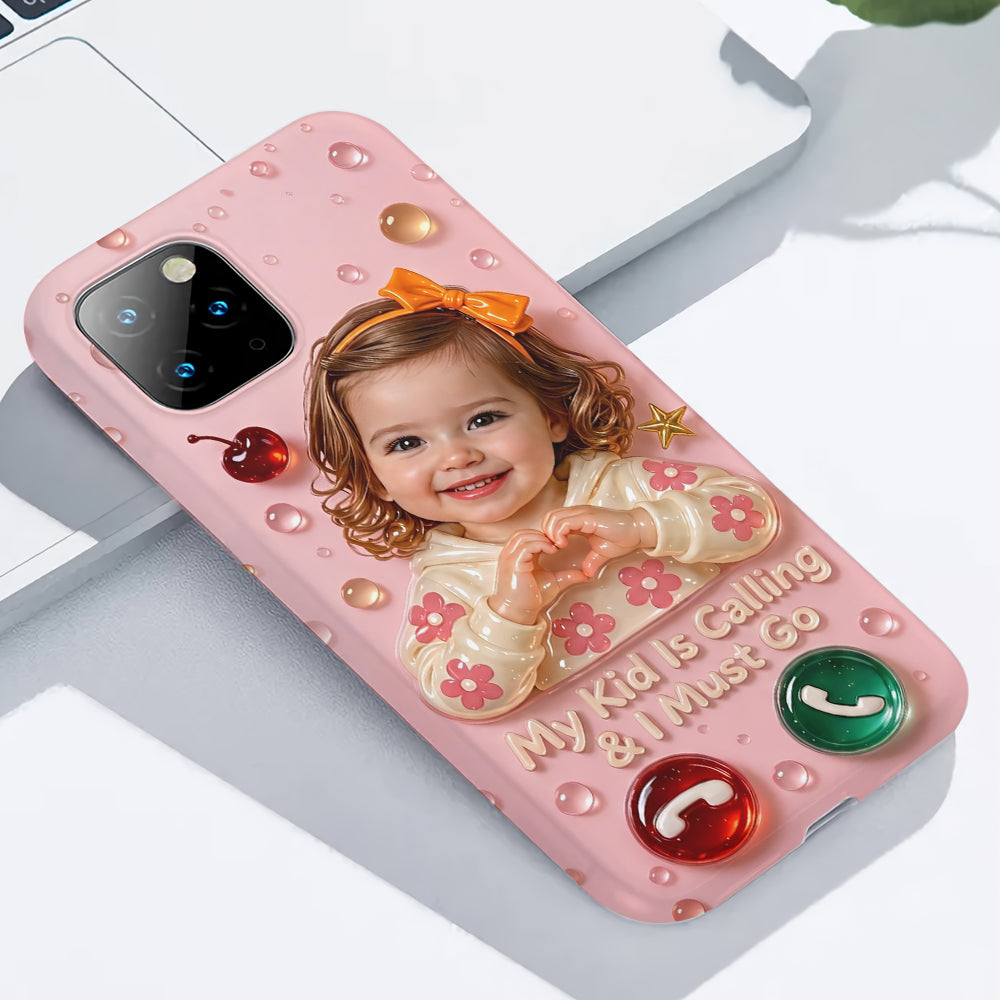 Mes enfants appellent et je dois y aller - Coque de téléphone personnalisée