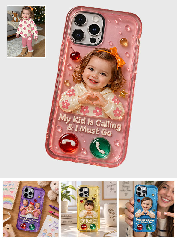 Mes enfants appellent et je dois y aller - Coque de téléphone personnalisée