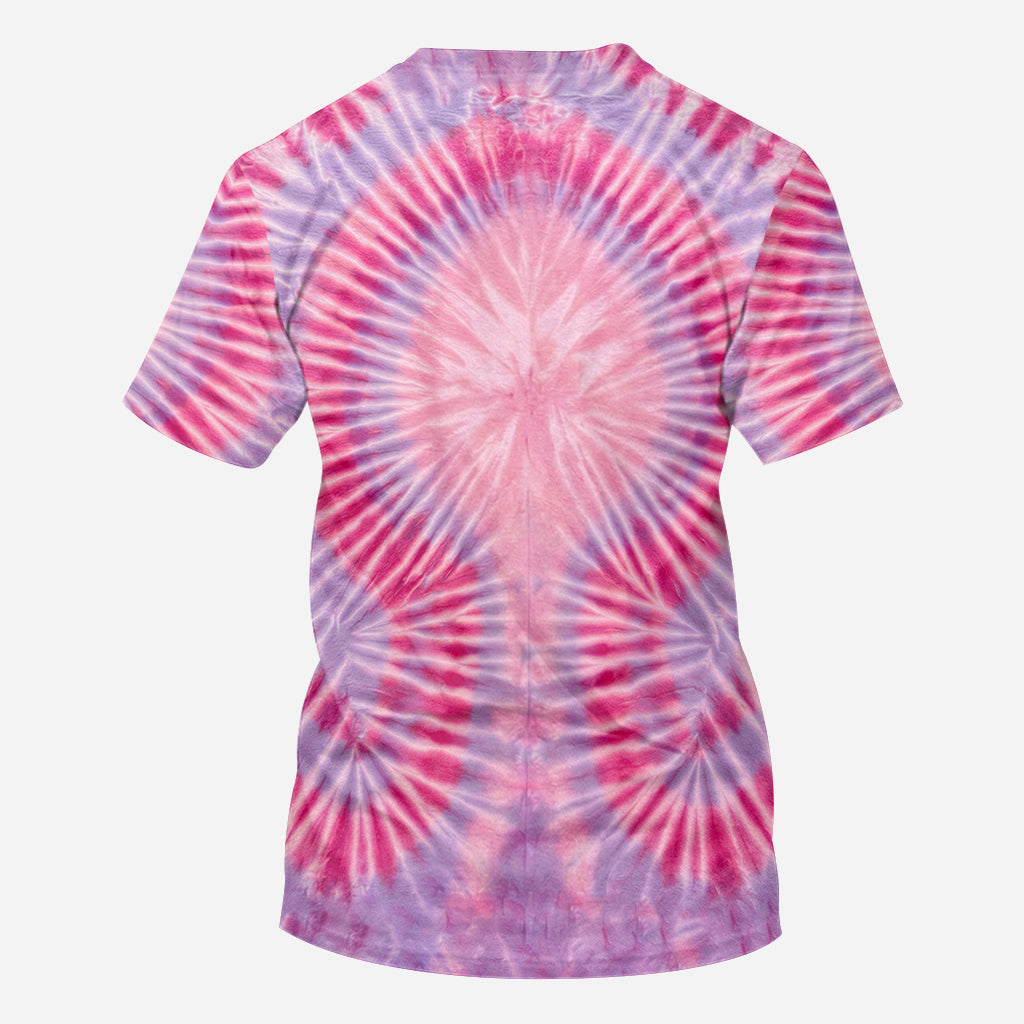 Chill Flamingo Tie Dye Shirt - Personalisiertes Flamingo Shirt