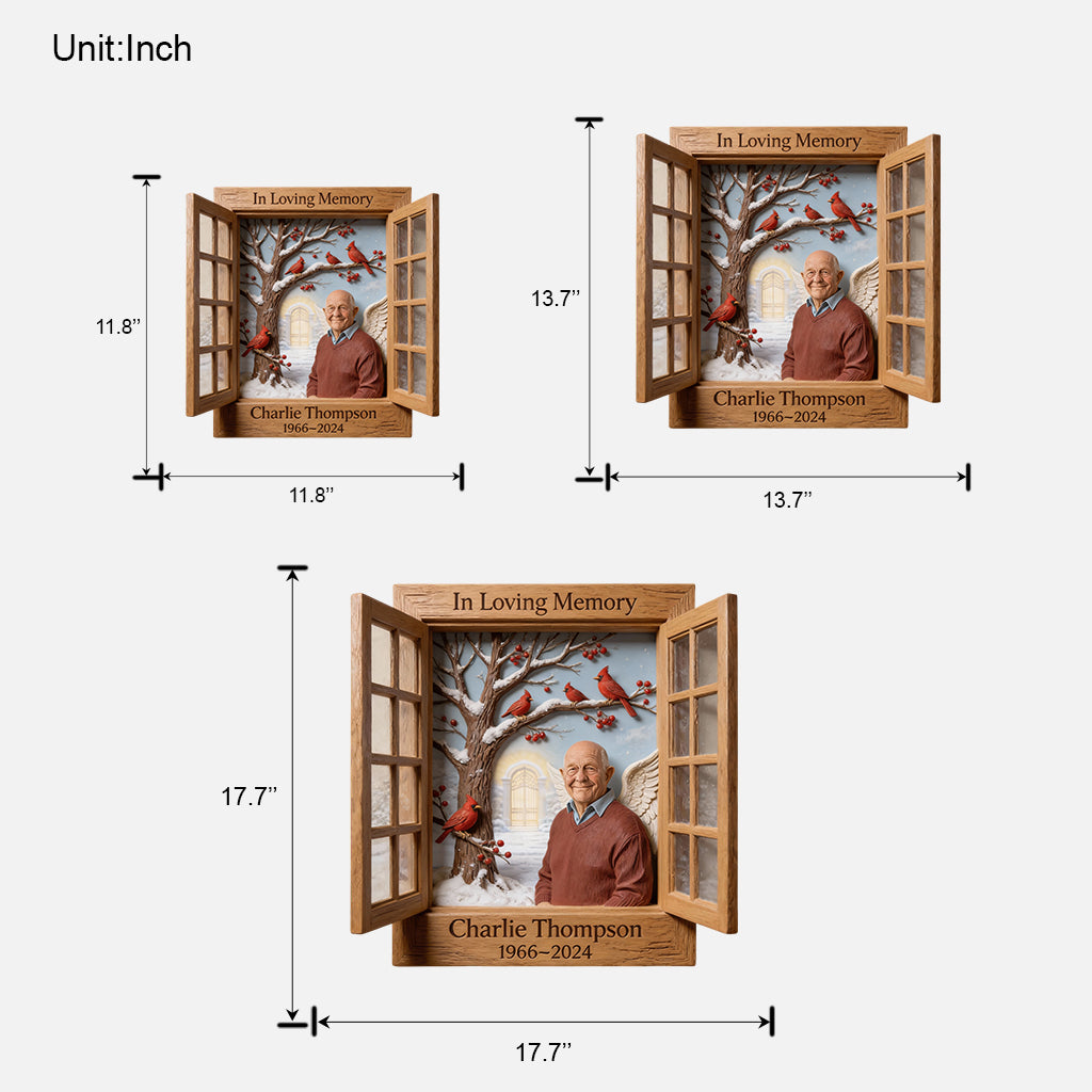 In liebevoller Erinnerung – Personalisierte Gedenktafel aus Holz in individueller Form