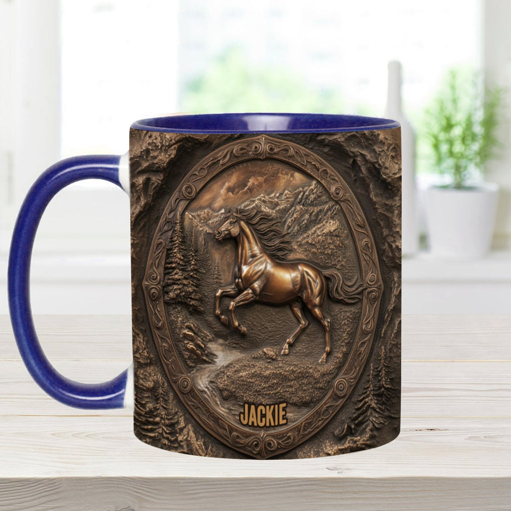Wild Spirt - Personalized Horse Accent Mug