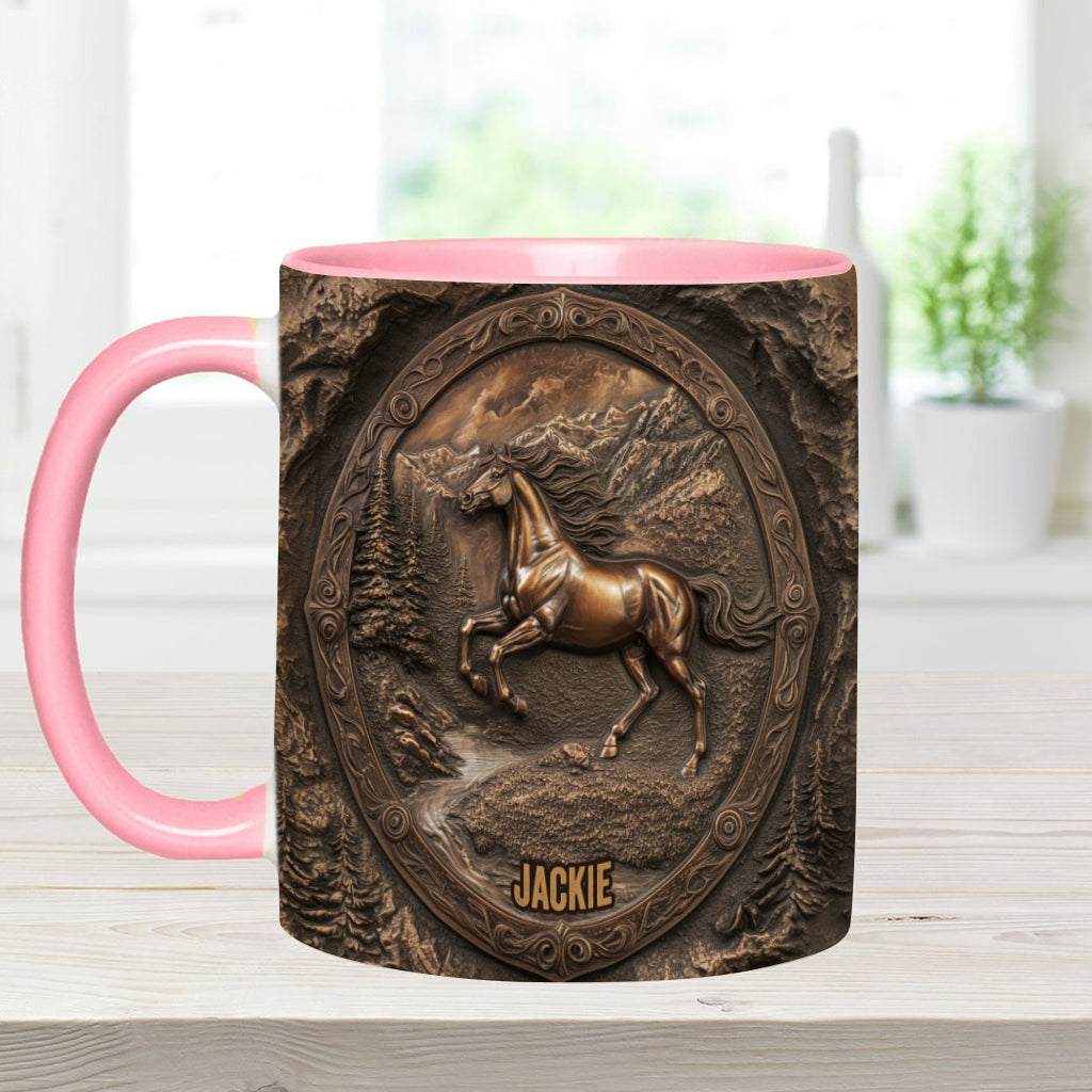 Wild Spirt - Personalized Horse Accent Mug