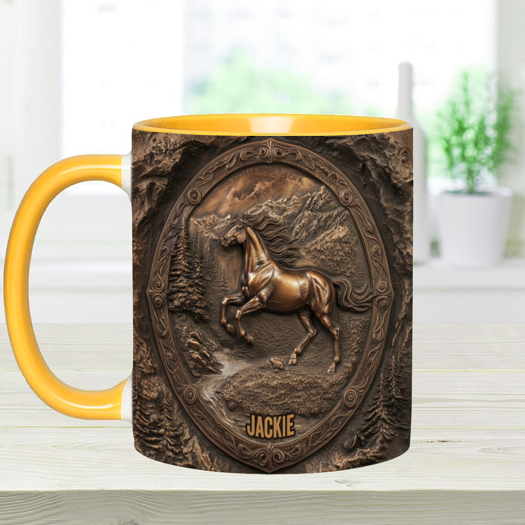 Wild Spirt - Personalized Horse Accent Mug