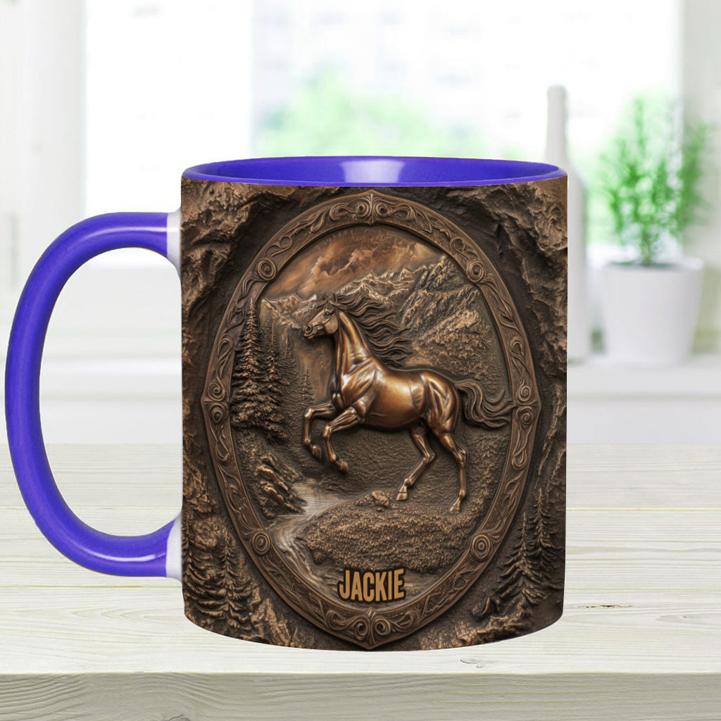 Wild Spirt - Personalized Horse Accent Mug