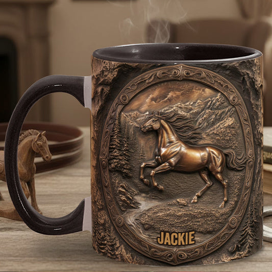 Wild Spirt - Personalized Horse Accent Mug
