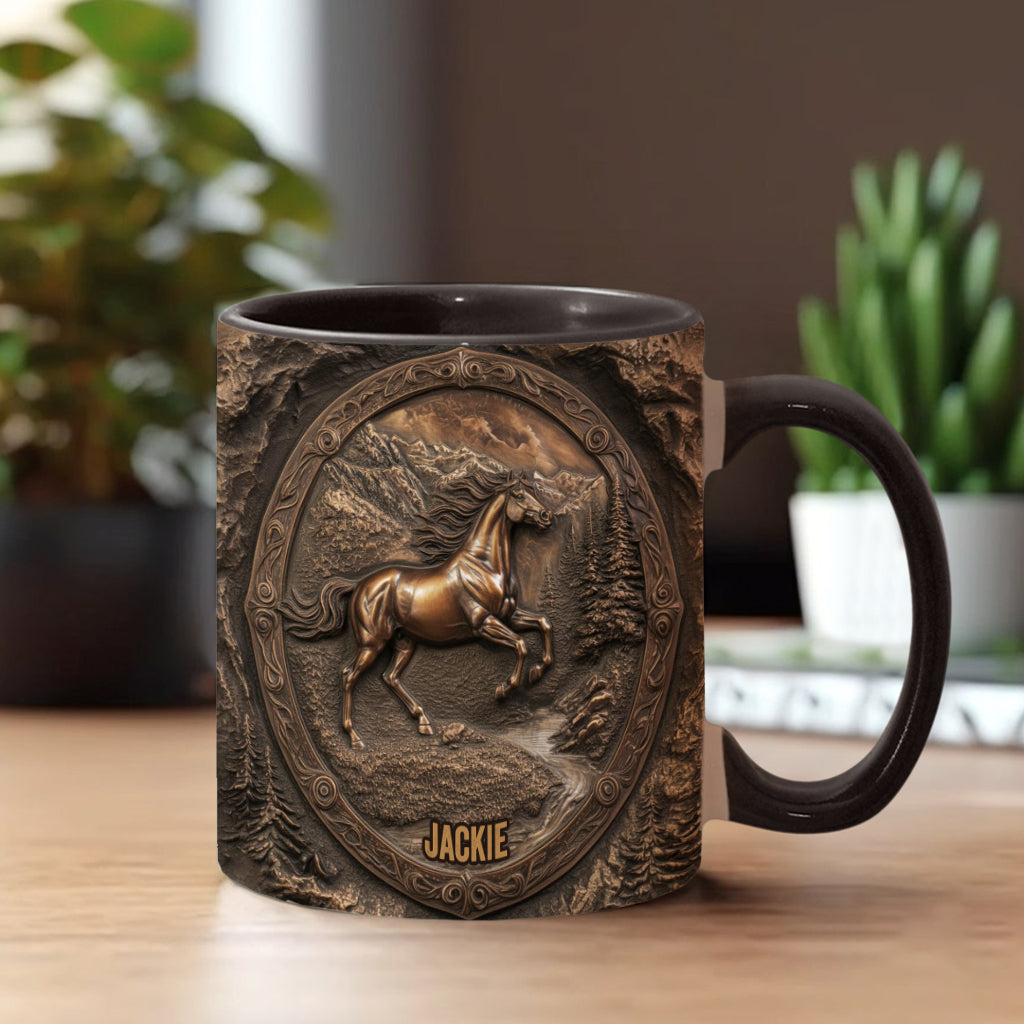 Wild Spirt - Personalized Horse Accent Mug