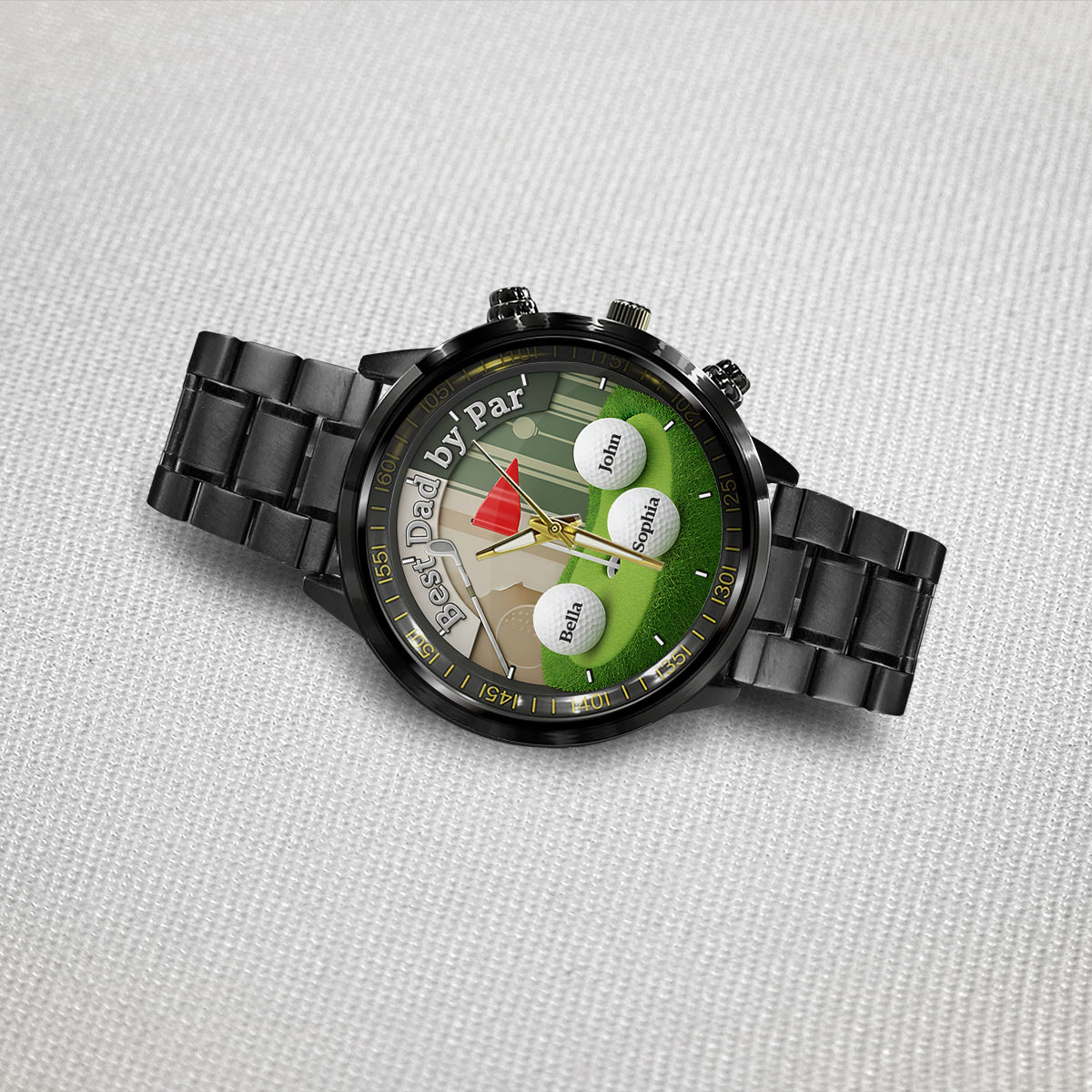 Best Dad By Par - Personalized Golf Hand Watch