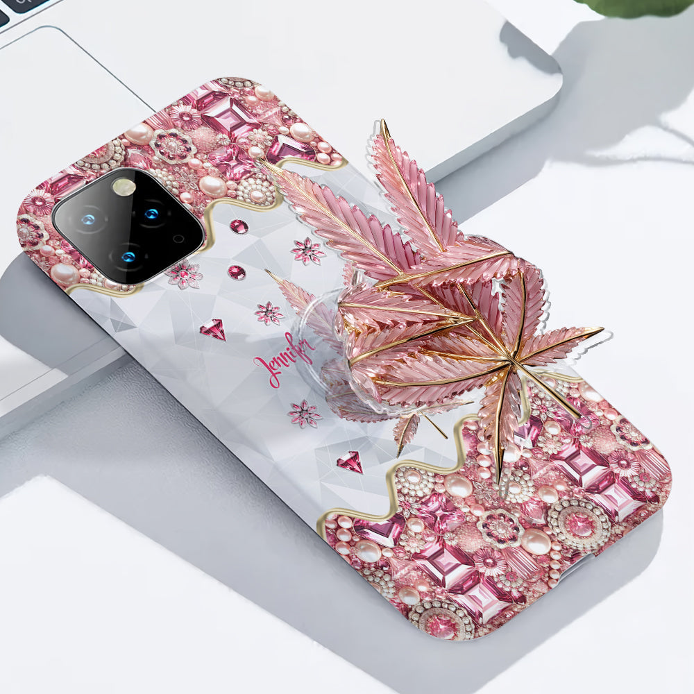 It's Always 420 Somewhere - Personalized Weed Full Print Phone Case & Phone Grip