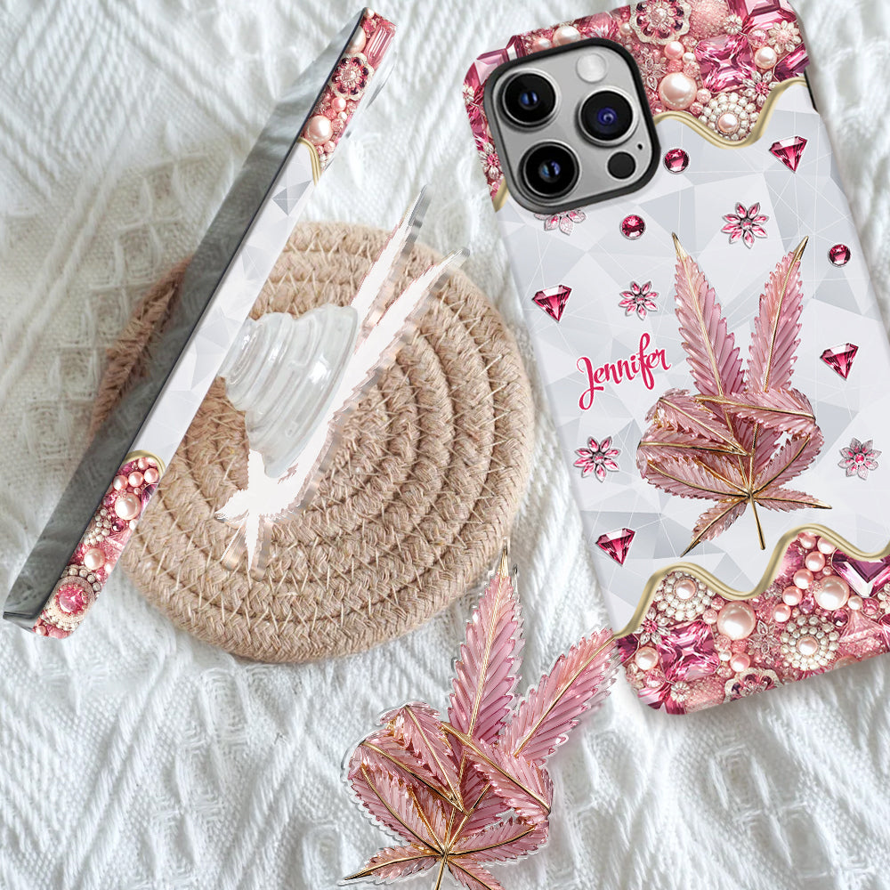 It's Always 420 Somewhere - Personalized Weed Full Print Phone Case & Phone Grip