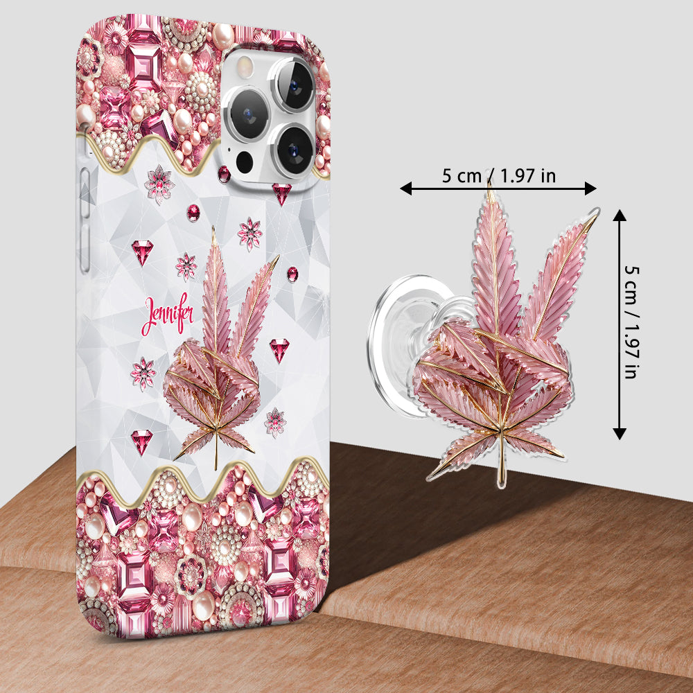 It's Always 420 Somewhere - Personalized Weed Full Print Phone Case & Phone Grip