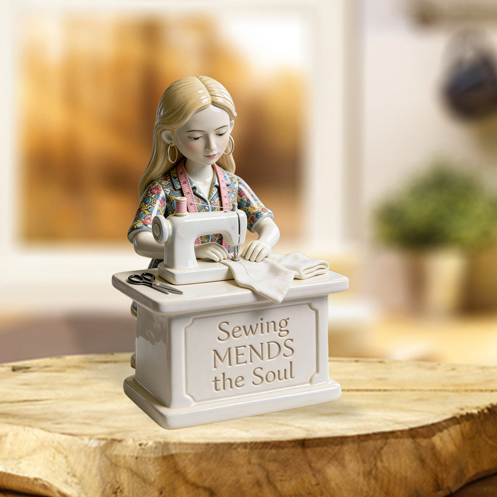 Sewing Mends the Soul - Personalized Sewing Custom Shaped Acrylic Plaque