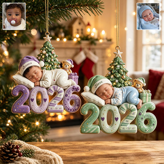 Baby's First Christmas - Personalized Kid Premium 3D Ornament