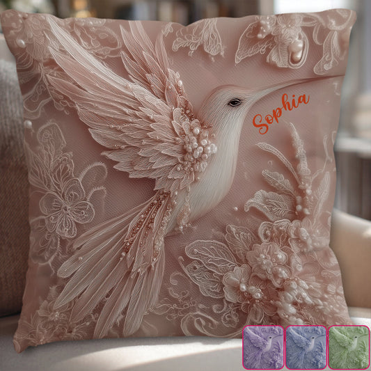 Coussin décoratif personnalisé Colibri - Magnifique Colibri