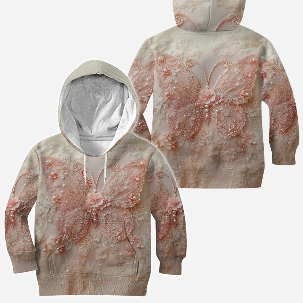 Beautiful Butterfly - Personalized Butterfly All Over Shirt