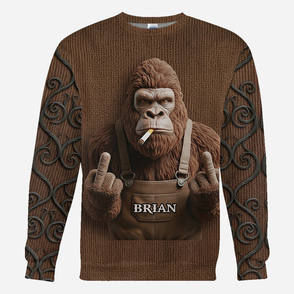 T-shirt personnalisé Bigfoot humoristique - Bigfoot intégral