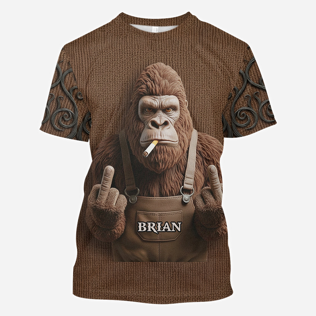 T-shirt personnalisé Bigfoot humoristique - Bigfoot intégral
