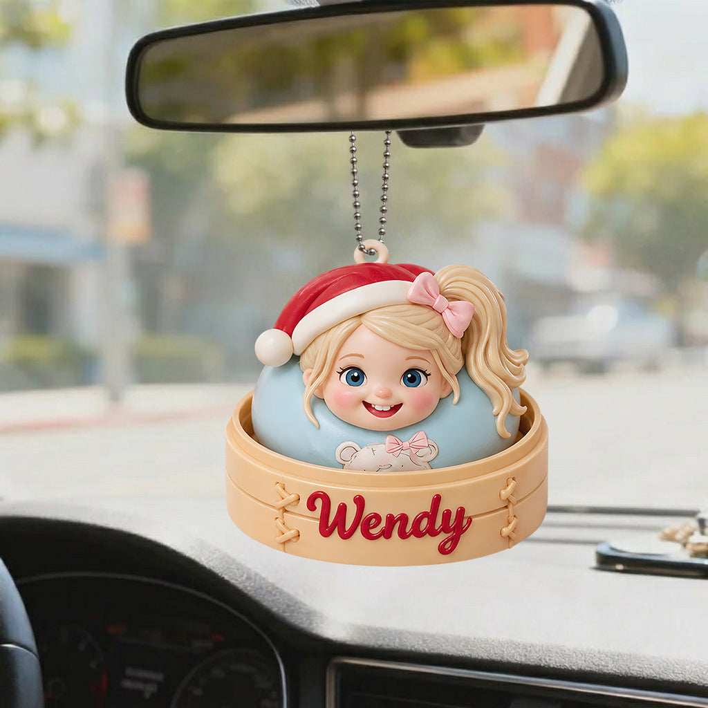Merry Christmas Dumpling Gift For Kids - Personalized Kid Premium 3D Ornament