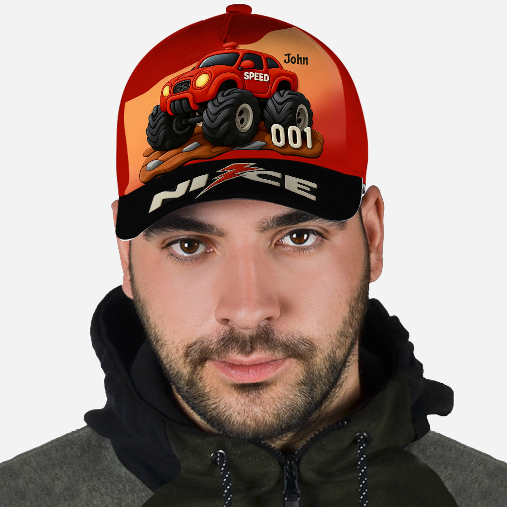 Monster Truck Cute Children's Gift - Personalized Kid Classic Cap