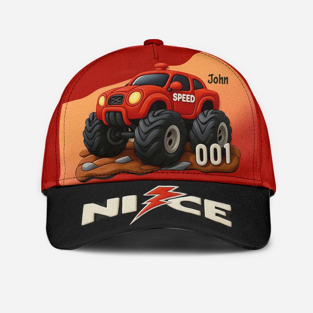 Monster Truck Cute Children's Gift - Personalized Kid Classic Cap
