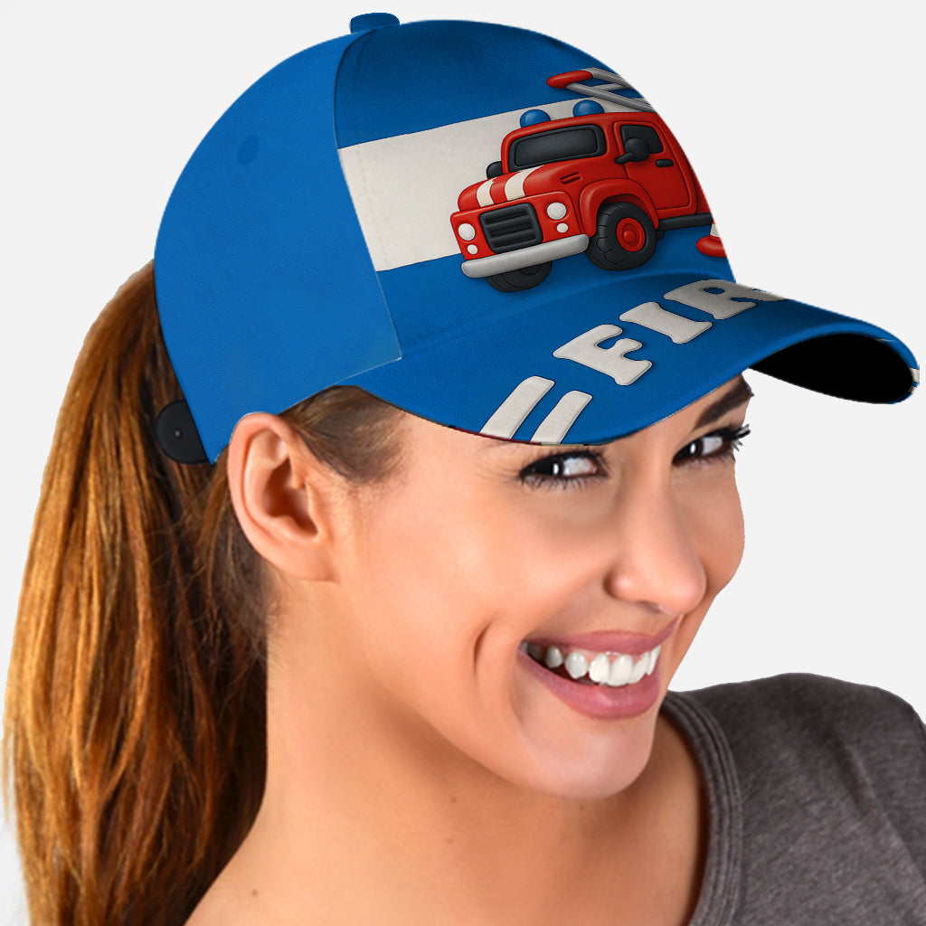 Fire Truck Cute Children's Gift - Personalized Kid Classic Cap