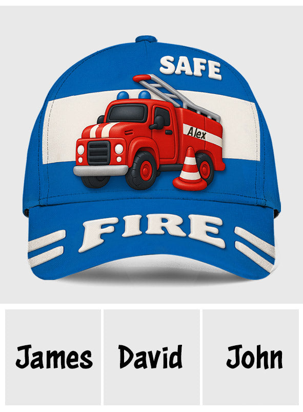 Fire Truck Cute Children's Gift - Personalized Kid Classic Cap